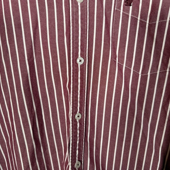 Men’s American Eagle Oxford Vintage Fit Striped Long Sleeve Button Down XXL - Picture 5 of 7